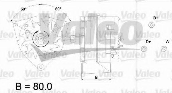 VALEO 436423 Генератор