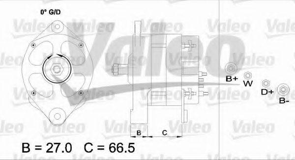 VALEO 436680 Генератор