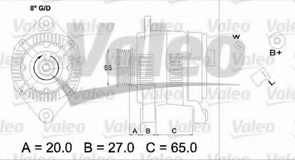 VALEO 436697 Генератор