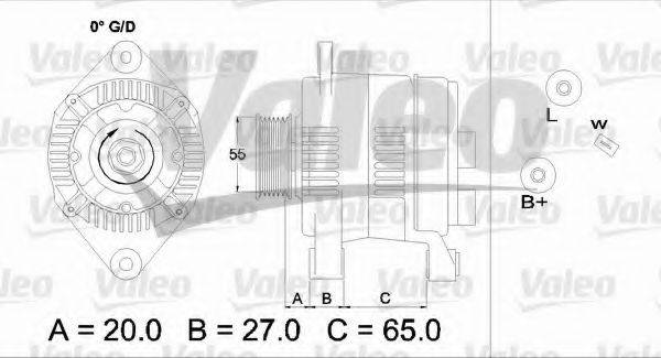 VALEO 437140 Генератор