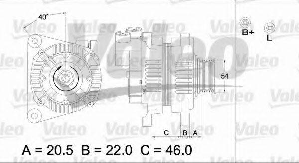 VALEO 437171 Генератор