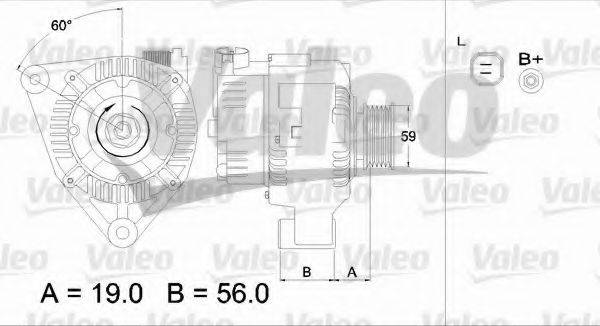 VALEO 437344 Генератор