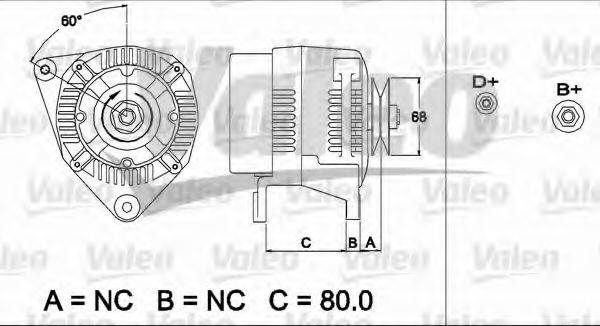 VALEO 437483 Генератор