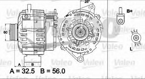 VALEO 437509 Генератор