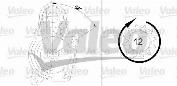 VALEO 455503 Стартер