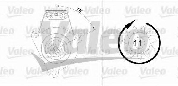 VALEO 455542 Стартер