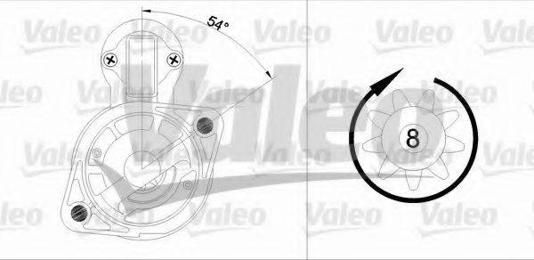 VALEO 455964 Стартер