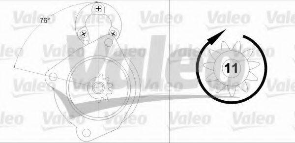 VALEO 458199 Стартер