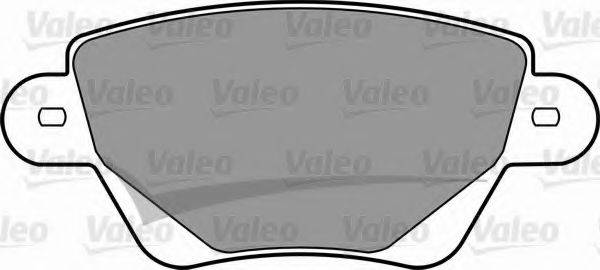 VALEO 597392 Комплект тормозных колодок, дисковый тормоз