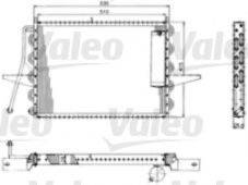 VALEO 816774 Конденсатор, кондиционер