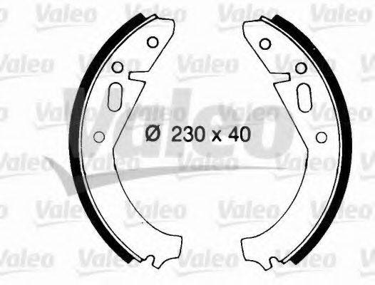 VALEO 562689 Комплект тормозных колодок