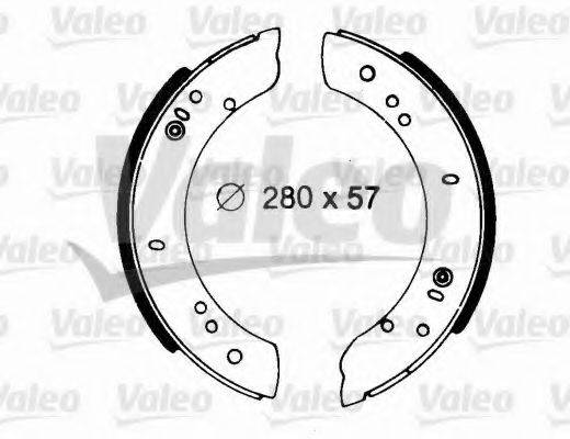 VALEO 562035 Комплект тормозных колодок