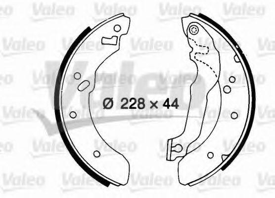 VALEO 562070 Комплект тормозных колодок