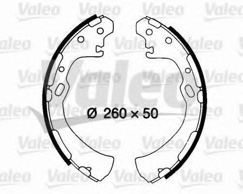 VALEO 562671 Комплект тормозных колодок