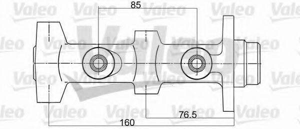 VALEO 350639 Главный тормозной цилиндр
