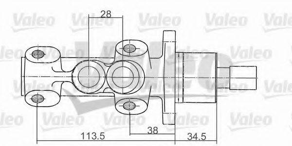 VALEO 350809 Главный тормозной цилиндр