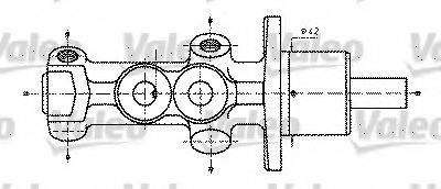 VALEO 402232 Главный тормозной цилиндр
