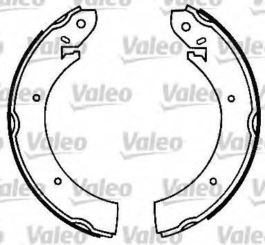 VALEO 553779 Комплект тормозных колодок