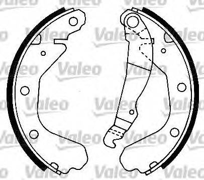 VALEO 553713 Комплект тормозных колодок