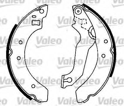 VALEO 562054 Комплект тормозных колодок