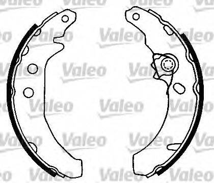 VALEO 553690 Комплект тормозных колодок