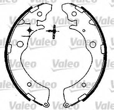 VALEO 562591 Комплект тормозных колодок