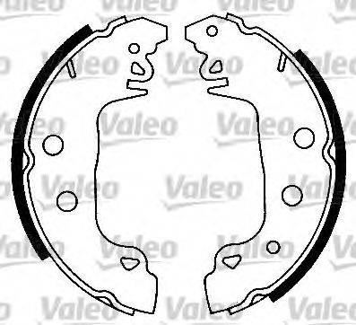 VALEO 553636 Комплект тормозных колодок