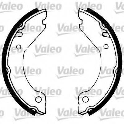 VALEO 562765 Комплект тормозных колодок, стояночная тормозная система