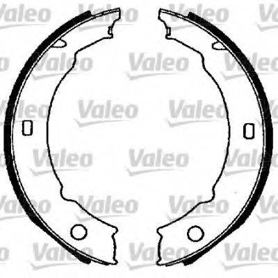 VALEO 564018 Комплект тормозных колодок, стояночная тормозная система