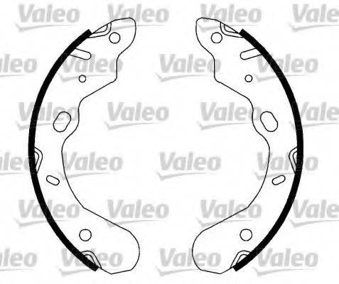 VALEO 553895 Комплект тормозных колодок