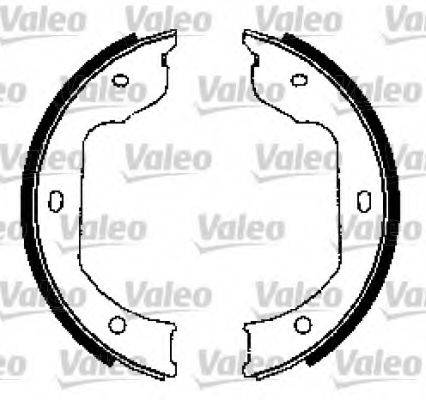 VALEO 562805 Комплект тормозных колодок, стояночная тормозная система