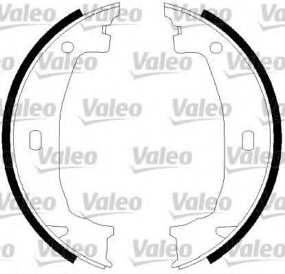 VALEO 562808 Комплект тормозных колодок, стояночная тормозная система
