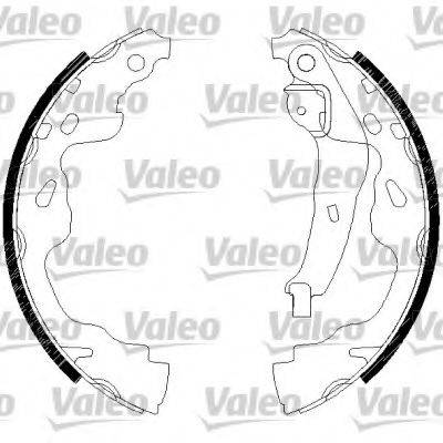 VALEO 554848 Комплект тормозных колодок