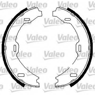 VALEO 564007 Комплект тормозных колодок, стояночная тормозная система