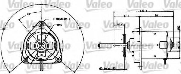 VALEO 698004 Электродвигатель, вентилятор радиатора