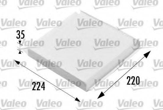 VALEO 698657 Фильтр, воздух во внутренном пространстве