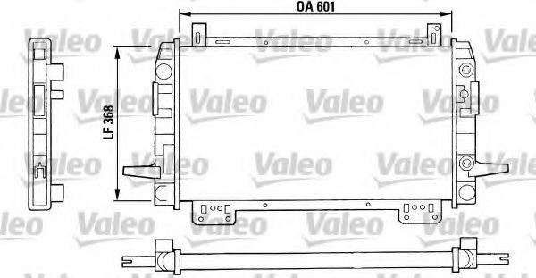 VALEO 730118 Радиатор, охлаждение двигателя