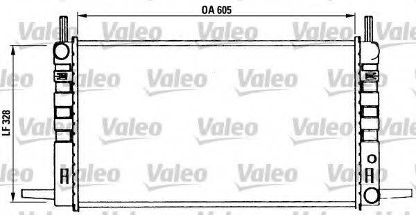 VALEO 730143 Радиатор, охлаждение двигателя