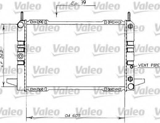 VALEO 730144 Радиатор, охлаждение двигателя