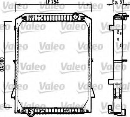 VALEO 730259 Радиатор, охлаждение двигателя