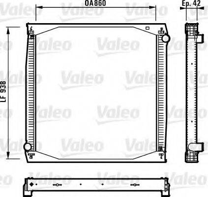 VALEO 730260 Радиатор, охлаждение двигателя