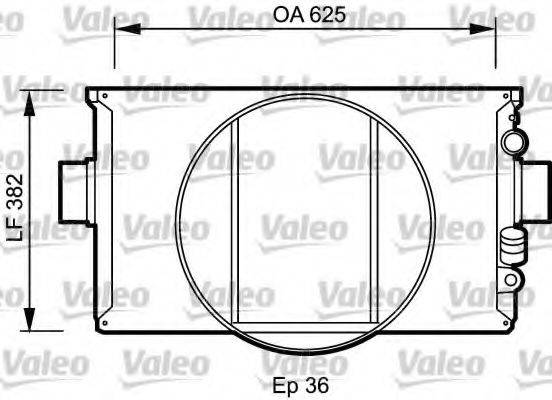 VALEO 730334 Радиатор, охлаждение двигателя