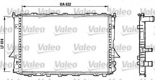 VALEO 730361 Радиатор, охлаждение двигателя