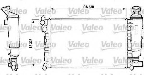 VALEO 730368 Радиатор, охлаждение двигателя