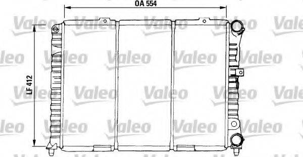 VALEO 730376 Радиатор, охлаждение двигателя