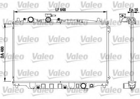 VALEO 730440 Радиатор, охлаждение двигателя