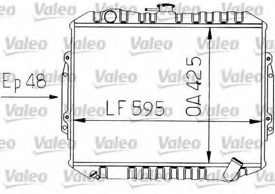 VALEO 730454 Радиатор, охлаждение двигателя