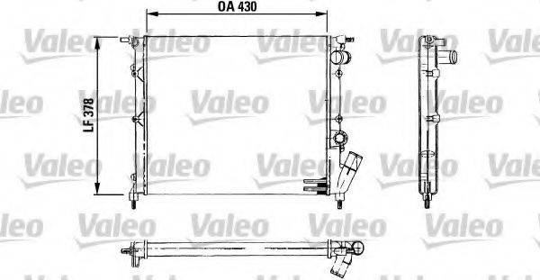 VALEO 730499 Радиатор, охлаждение двигателя