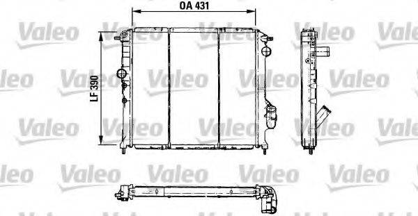 VALEO 730501 Радиатор, охлаждение двигателя