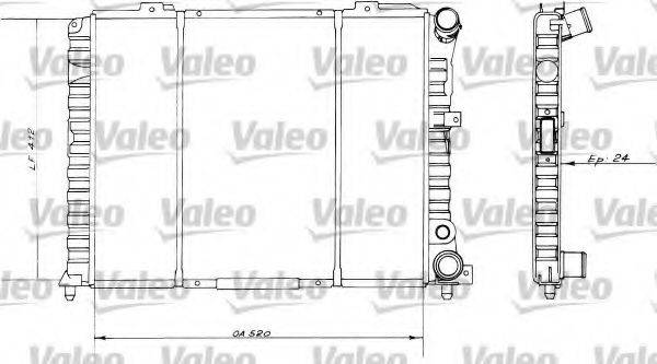 VALEO 730514 Радиатор, охлаждение двигателя